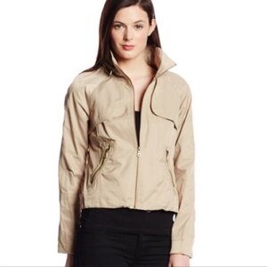 SAM EDELMAN x REVOLVE Tan Khaki Bomber Jacket, Size Medium